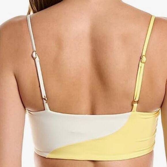 L*Space Yellow Ari Color Block Ari Top Sz M NWT - Picture 11 of 13